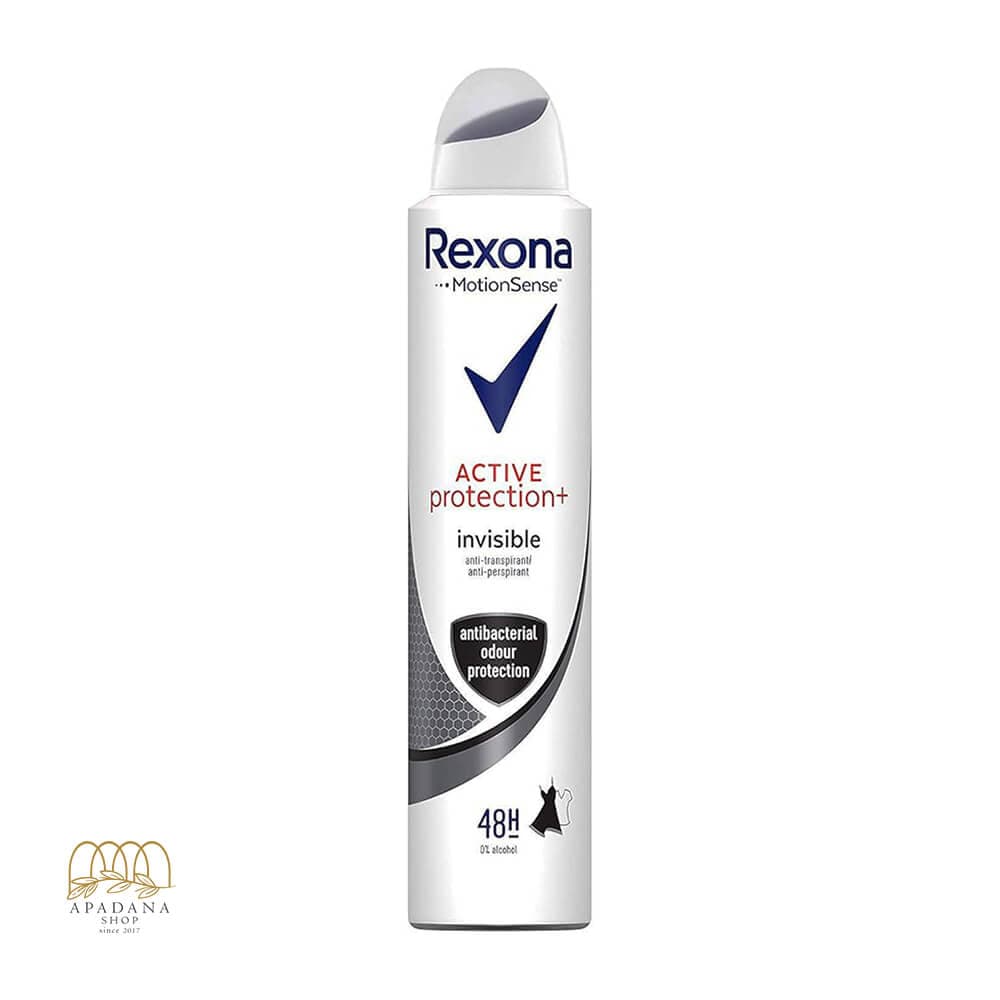 اسپری ضد تعریق و نامرئی زنانه رکسونا مدل Active Protection+ Invisible