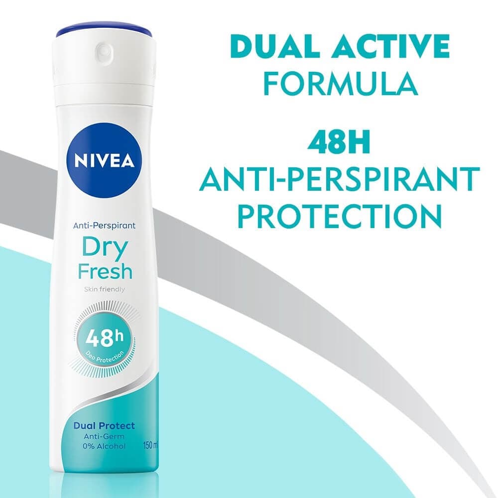 اسپری ضد تعریق زنانه Dry Fresh نیوآ حجم 150 میل — تصویر ۴