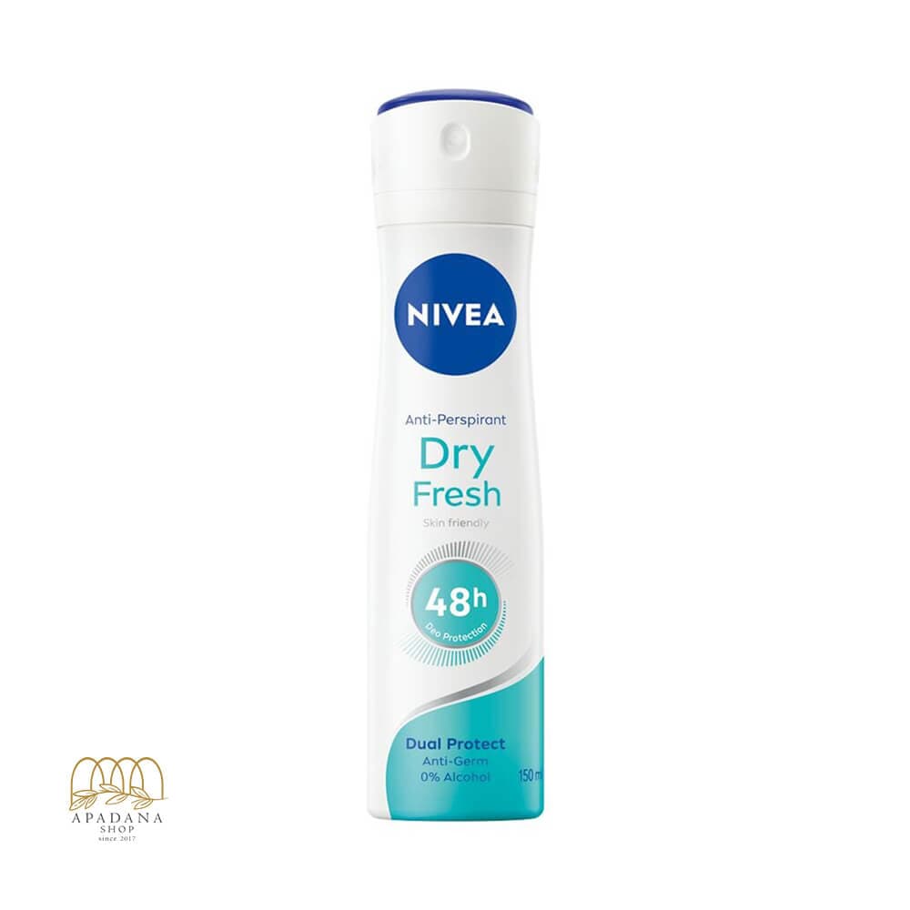 اسپری ضد تعریق زنانه Dry Fresh نیوآ حجم 150 میل