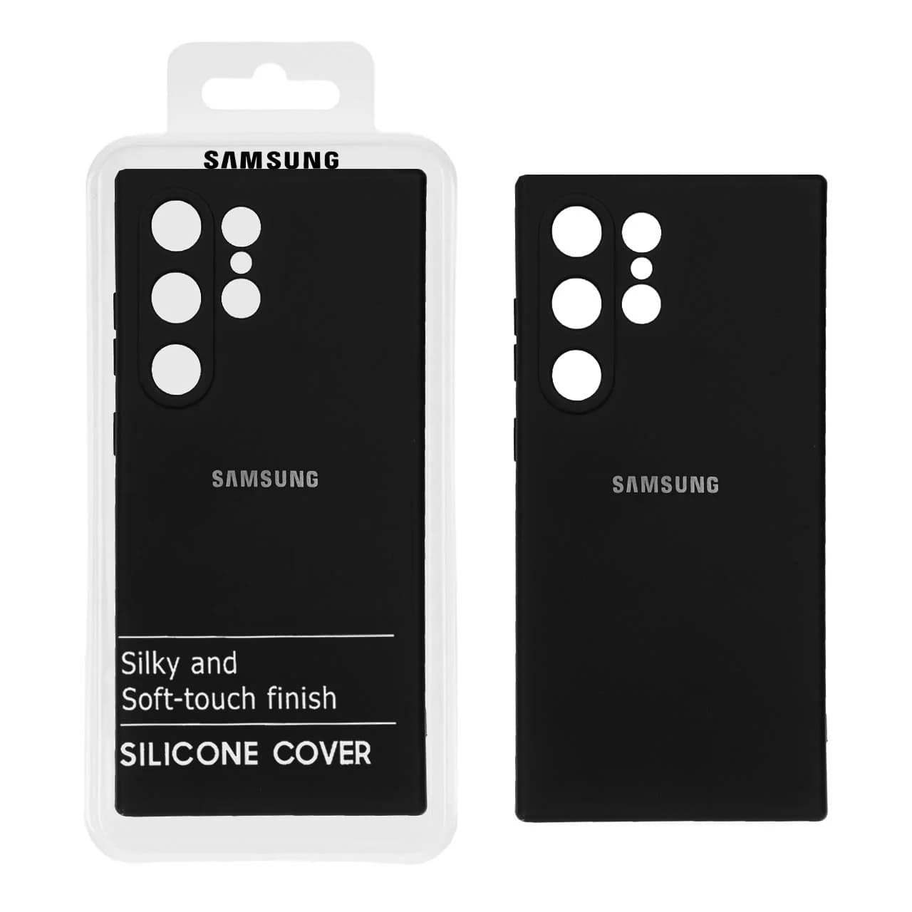 قاب نیو سیلیکون محافظ لنزدار RFF مدل Samsung Galaxy S24 Ultra