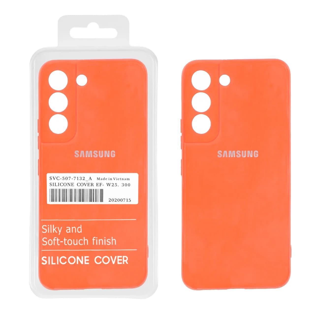 قاب نیو سیلیکون محافظ لنزدار RFF مدل Samsung Galaxy S22 — تصویر ۲