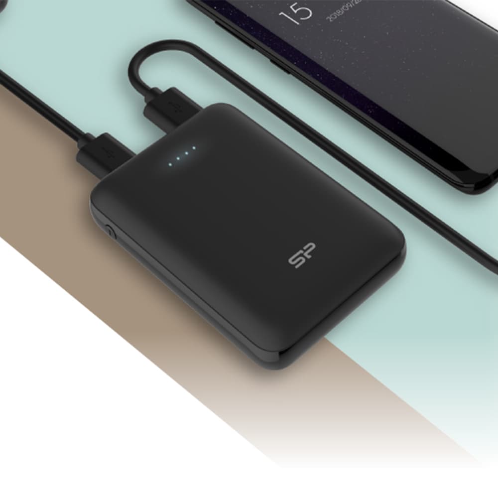 پاوربانک سیلیکون پاور مدل GP10 ظرفیت 10000 میلی آمپر ساعت — تصویر ۹
