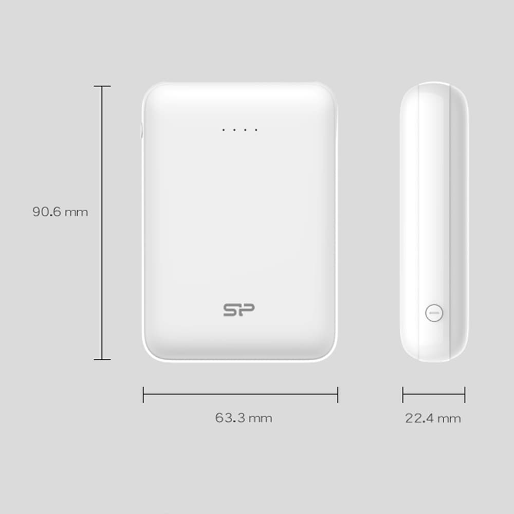 پاوربانک سیلیکون پاور مدل GP10 ظرفیت 10000 میلی آمپر ساعت — تصویر ۸