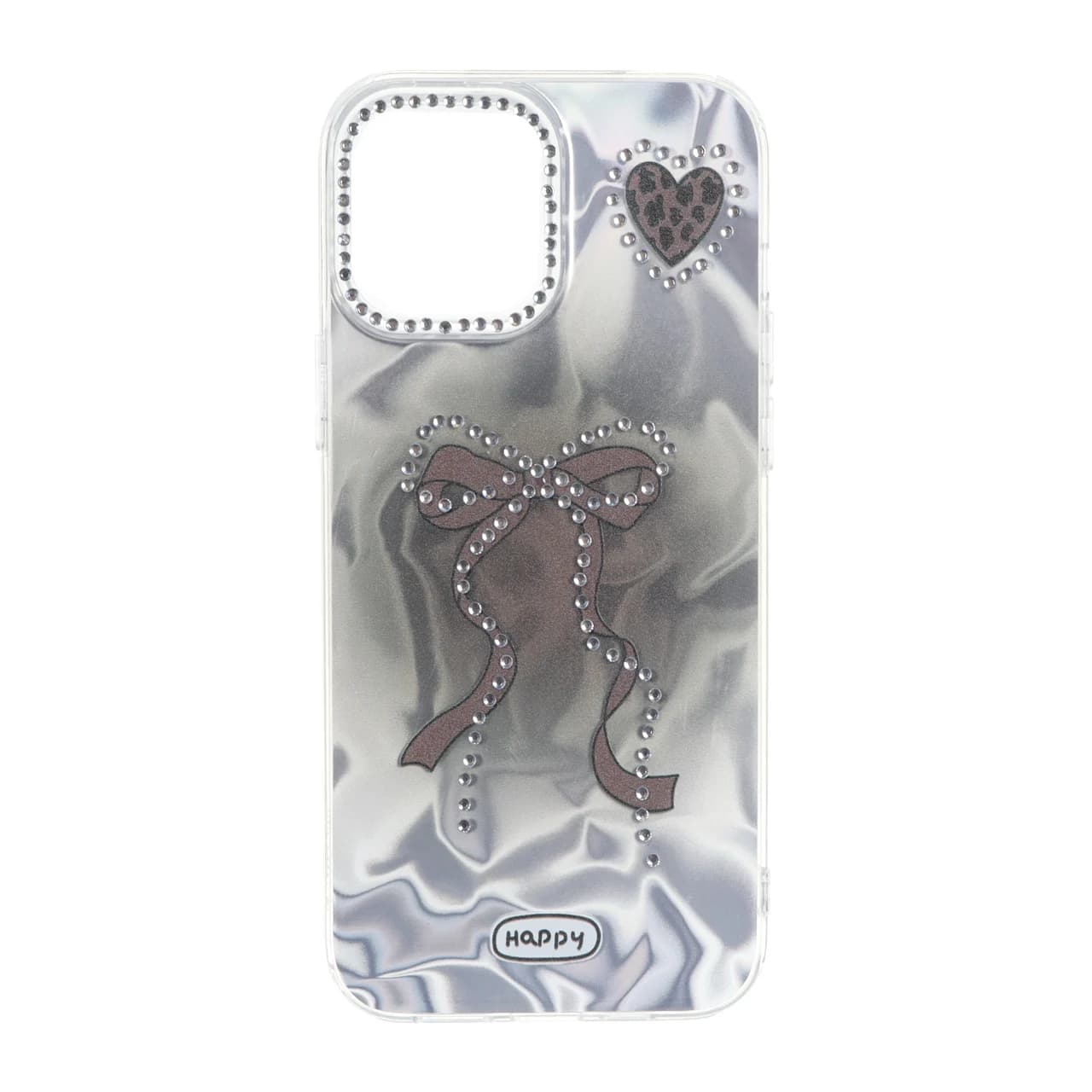 قاب Silver Cloud پاپیون نگین دار Apple iPhone 13 Pro Max