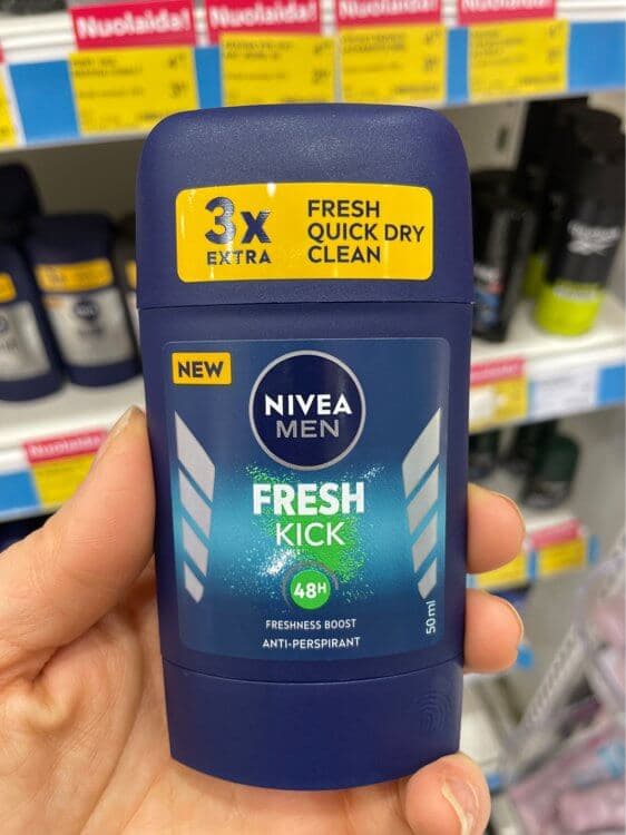 استیک ضد تعریق آقایان نیوآ Nivea Men Fresh Kick حجم 50 میل — تصویر ۲