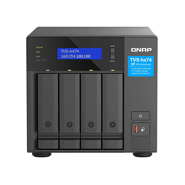 ذخیره ساز تحت شبکه کیونپ QnapTVS-h474-PT-8G — تصویر ۲