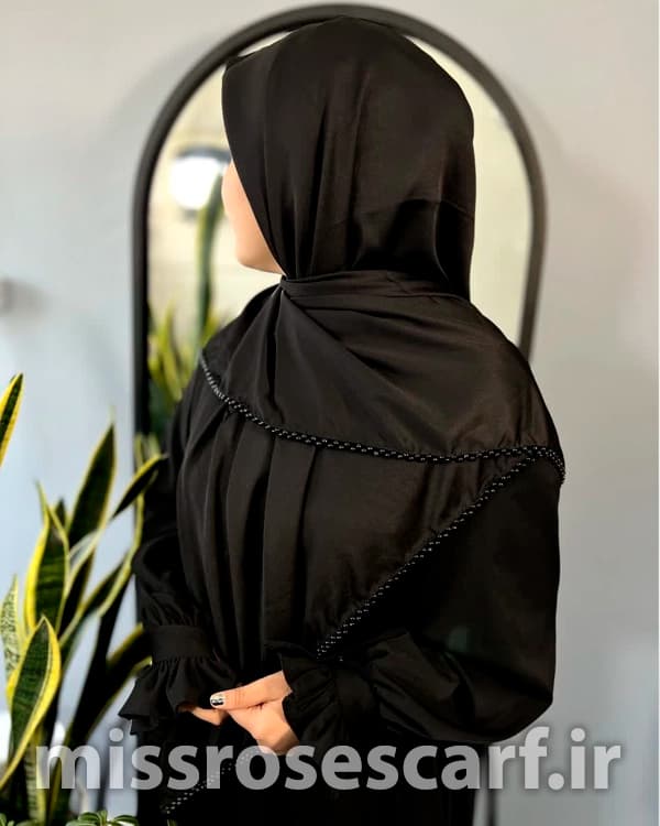 روسری مشکی مجلسی Bita