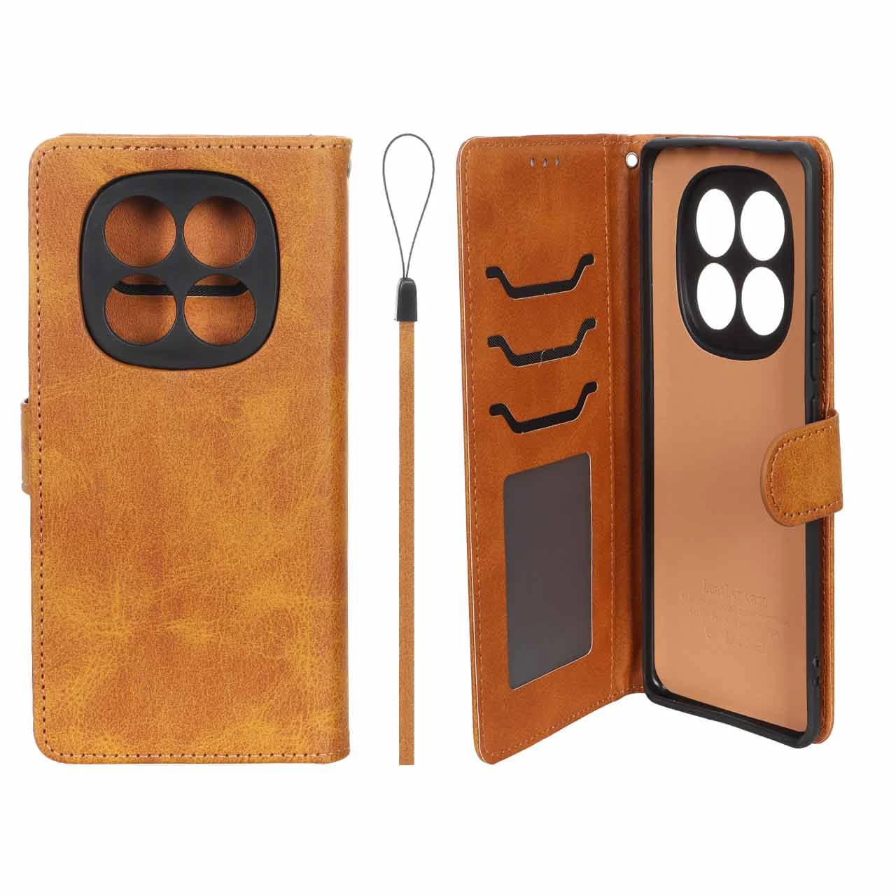 کیف موبایل مگنتی درجه یک داخل خز MNC Plus مدل Xiaomi Redmi Note 14 Pro 4G — تصویر ۴
