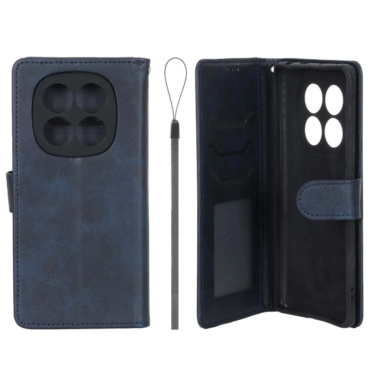 کیف موبایل مگنتی درجه یک داخل خز MNC Plus مدل Xiaomi Redmi Note 14 Pro 4G — تصویر ۵