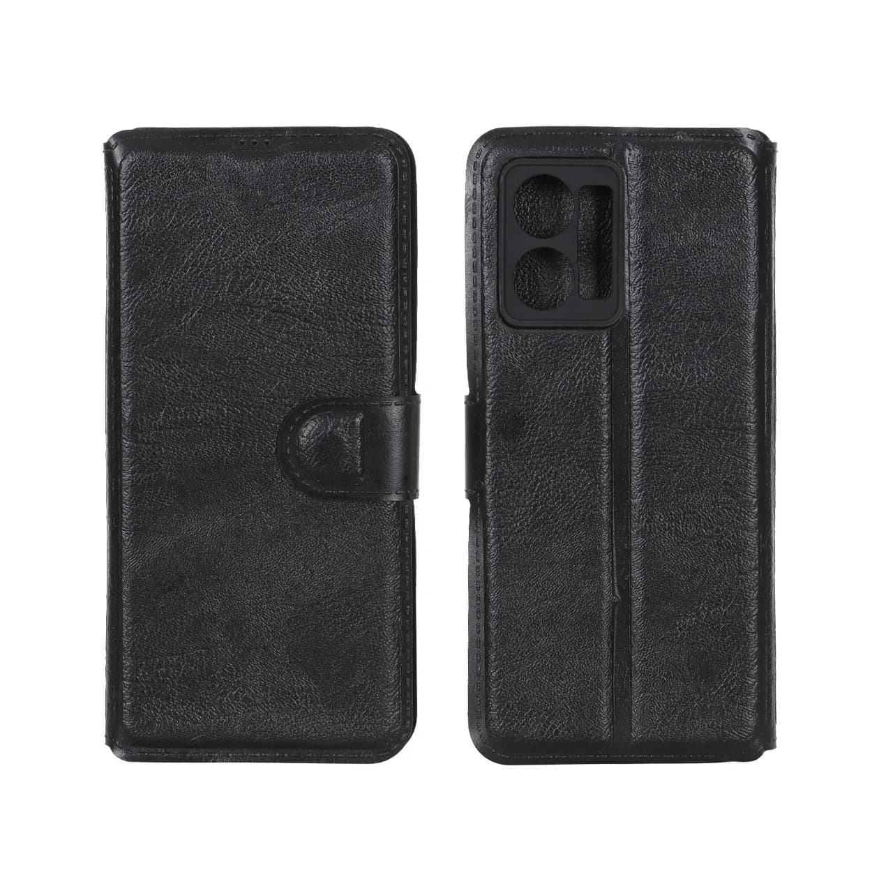 کیف موبایل چرمی مگنتی محافظ لنزدار Xiaomi Redmi Note 12 4G — تصویر ۳