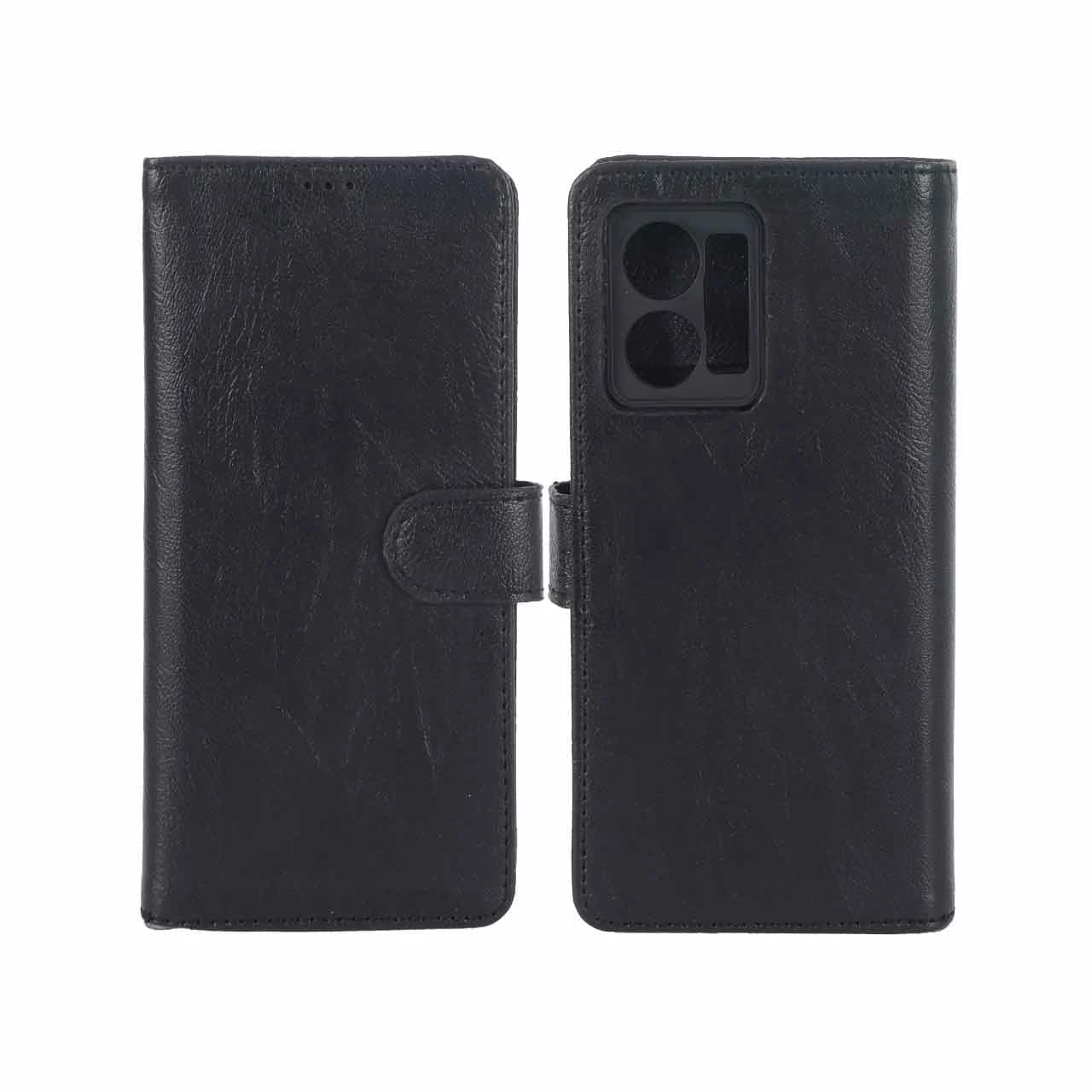 کیف موبایل چرمی مگنتی محافظ لنزدار Xiaomi Redmi Note 12 4G — تصویر ۴