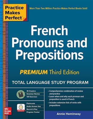 کتاب فرانسه Practice Makes Perfect: French Pronouns and Prepositions, Third Edition