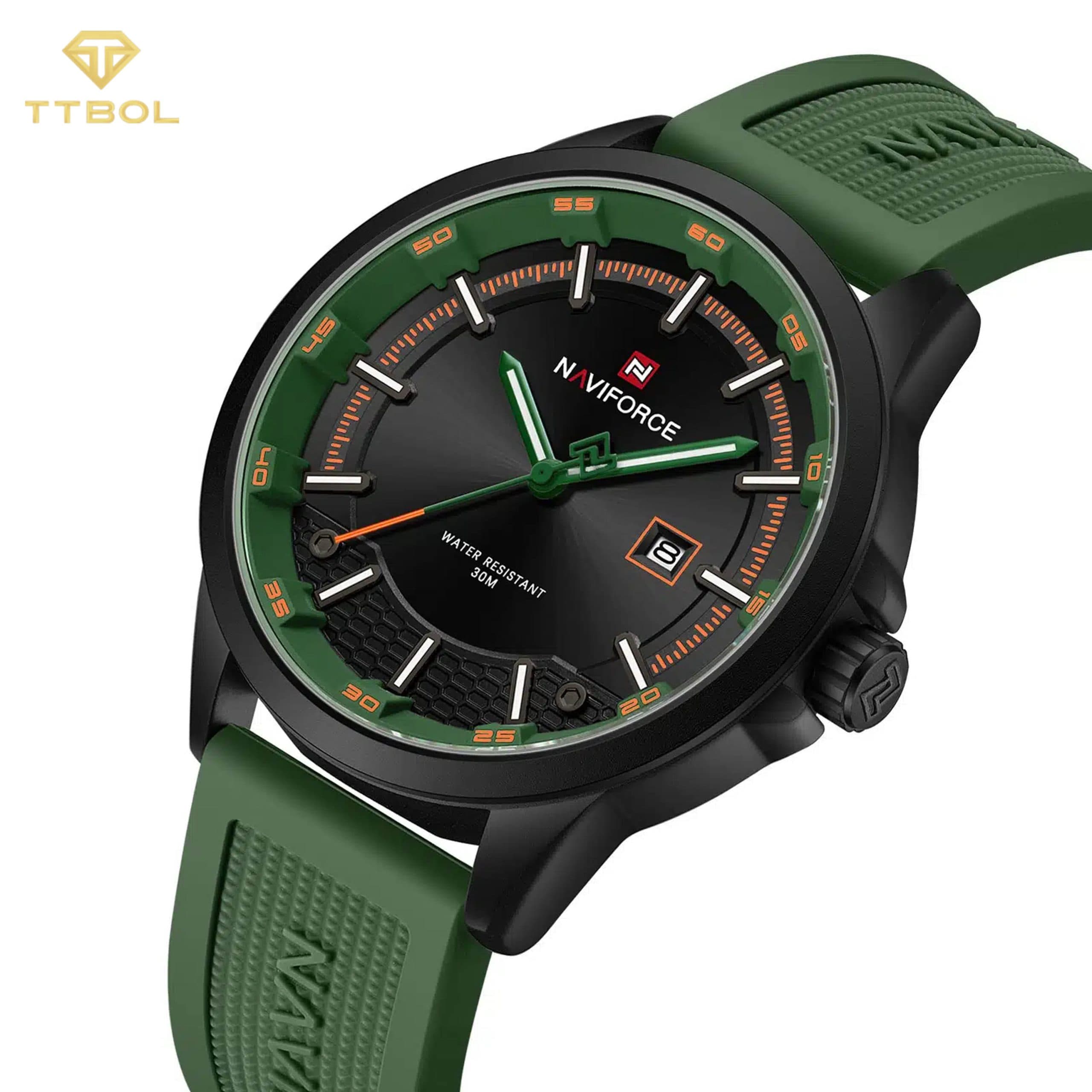 ساعت مچی مردانه ناوی فورس NAVIFORCE NF9248T S/GN/GN — تصویر ۵