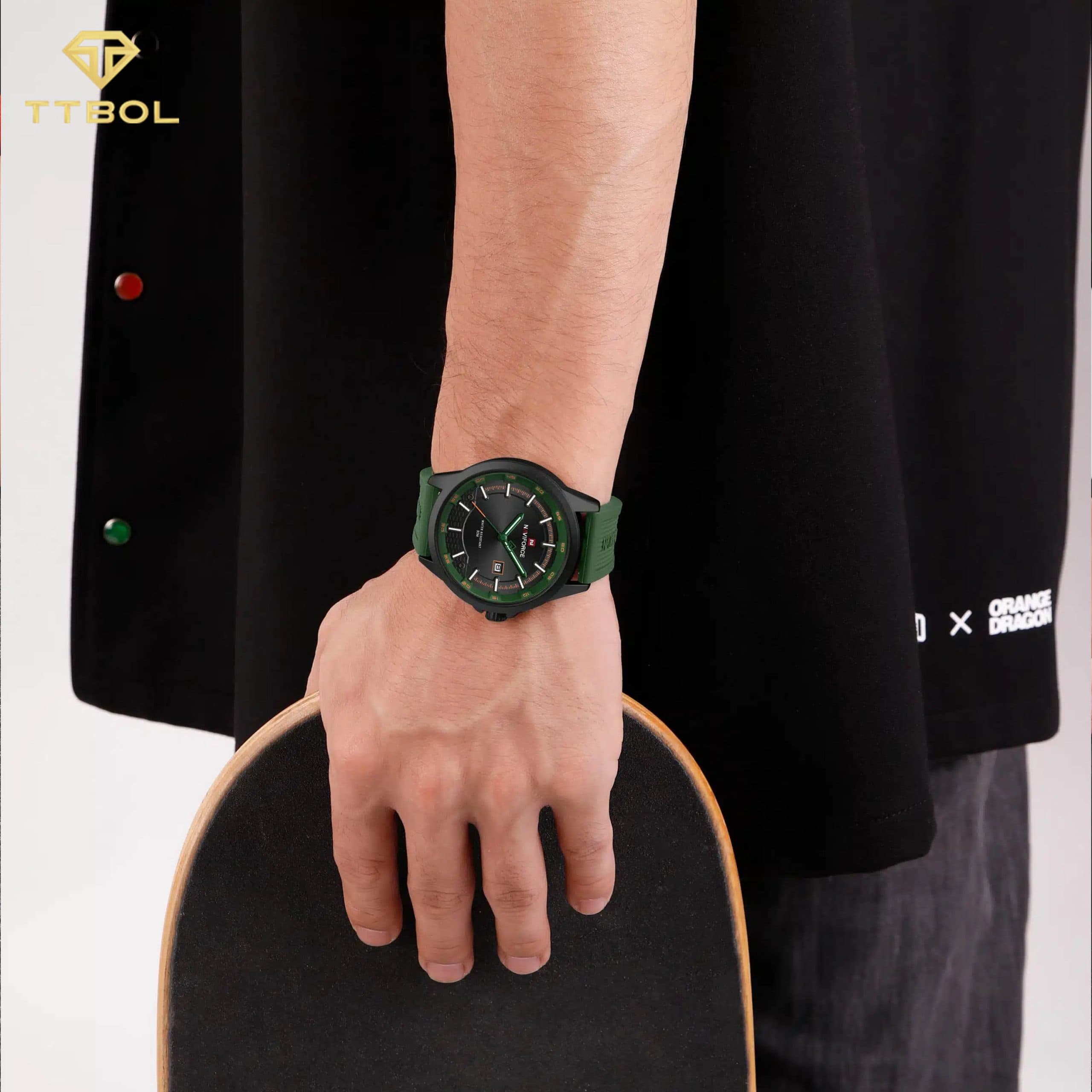 ساعت مچی مردانه ناوی فورس NAVIFORCE NF9248T S/GN/GN — تصویر ۹