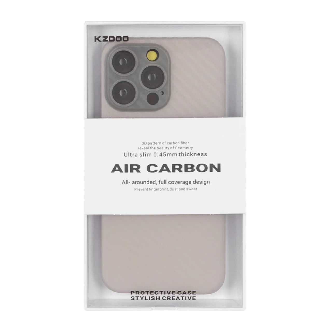 قاب محافظ لنزدار Original KDoo Air Carbon مدل Apple iPhone 15 Pro Max