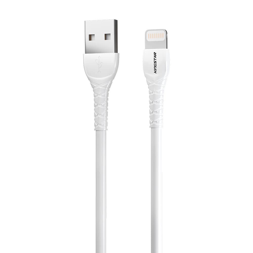 کابل تبدیل USB به لایتنینگ کینگ استار مدل K101 i طول 110 سانتی متر — تصویر ۳