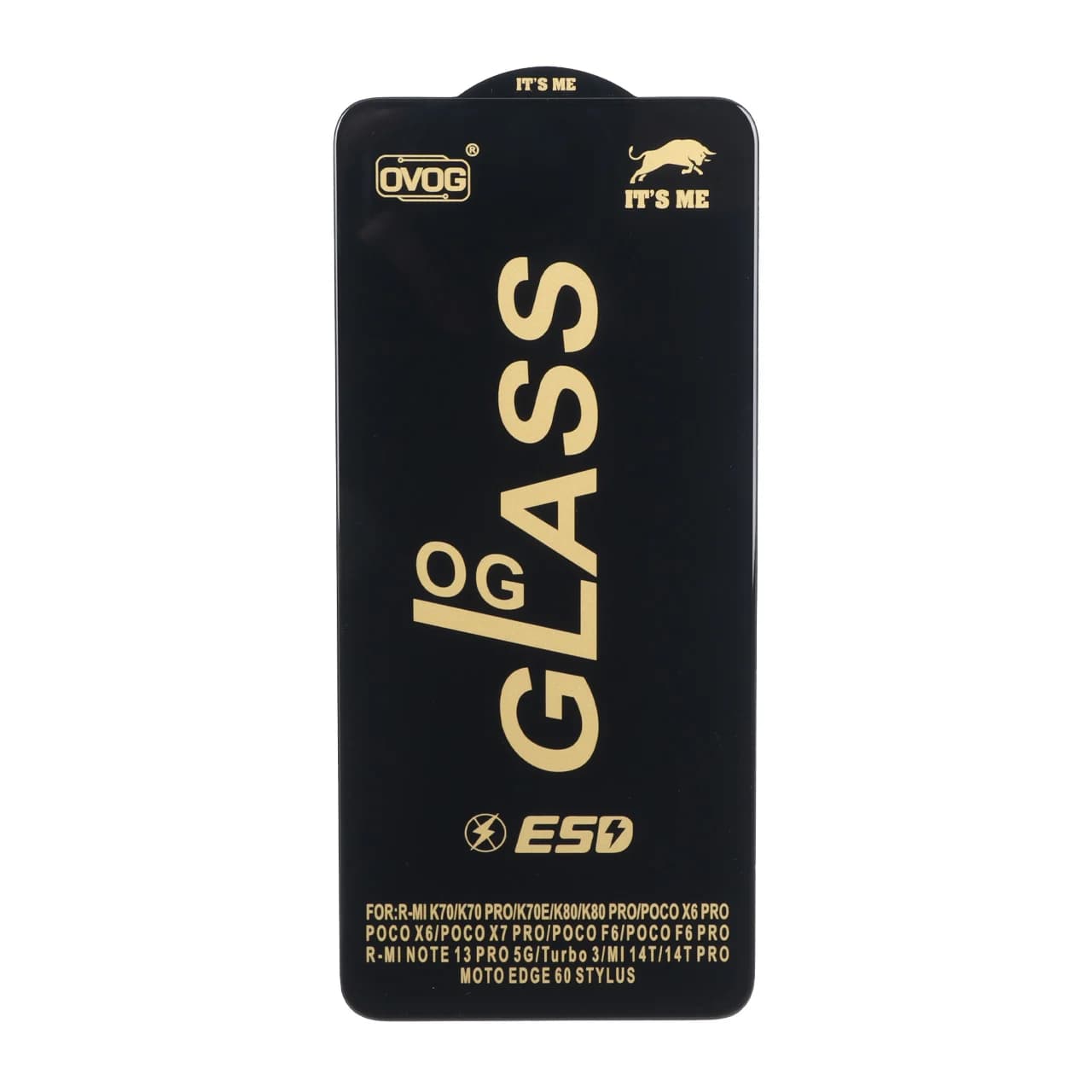محافظ صفحه نمایش شیشه ای درجه یک Xiaomi Mi 14T / Mi 14T Pro – Full Cover OG – ESD OVOG
