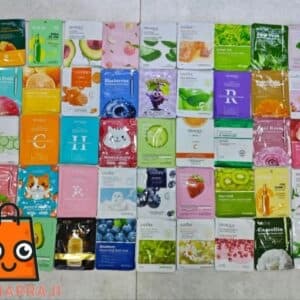 ماسک ورقه‌ای میکس 25 گرمی از برندهای معتبر | پک تکی با ارسال طرح تصادفی