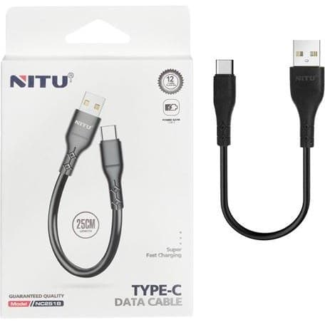 کابل شارژ پاوربانک فست NITU Type-C مدل NC251B