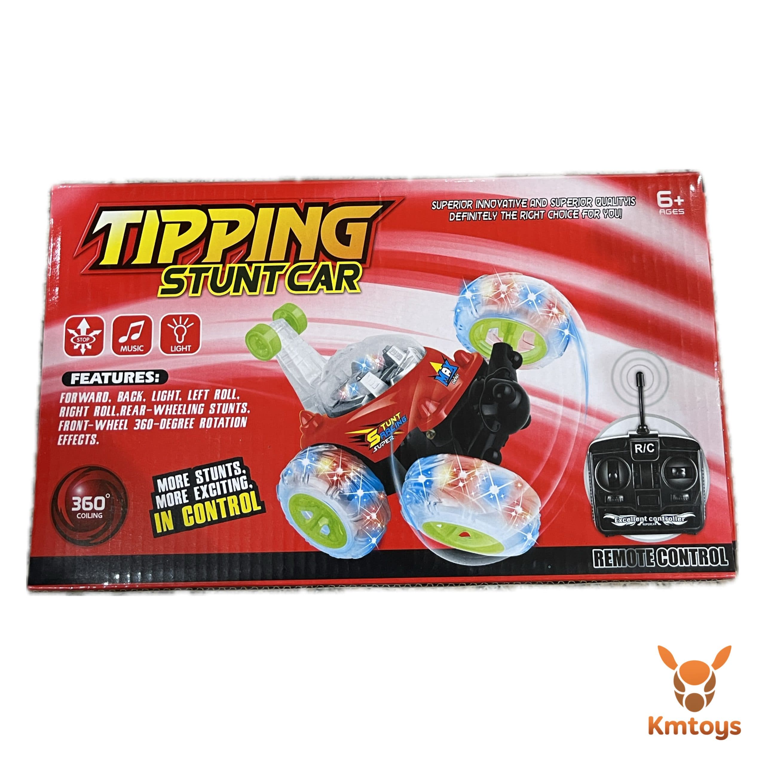 ماشین دیوانه کنترلی tipping stunt car