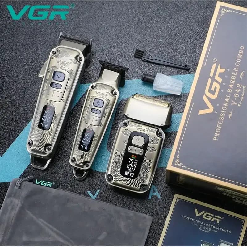 ماشین اصلاح 3کاره وی جی آر VGR مدل V-642 — تصویر ۲