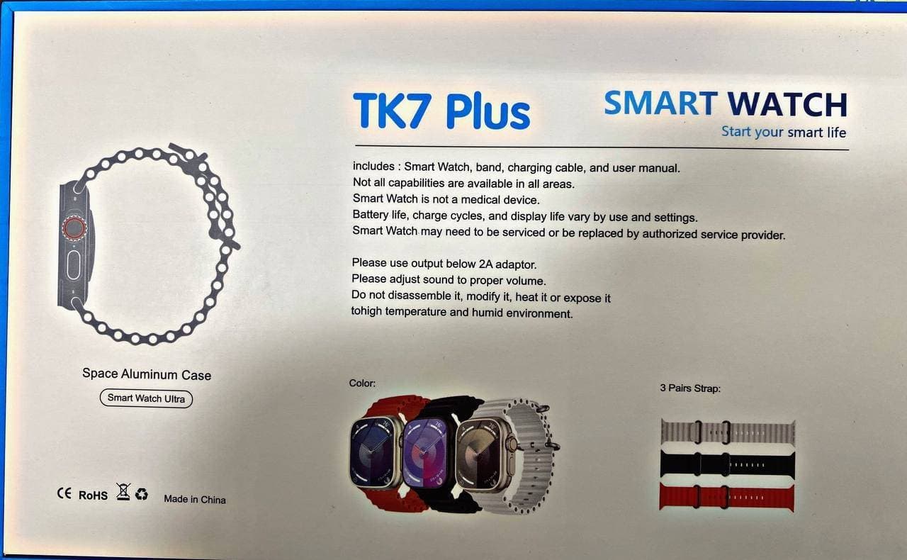 ساعت هوشمند اورجینال سیم کارت خور TK7 plus 5G Amoled — تصویر ۲