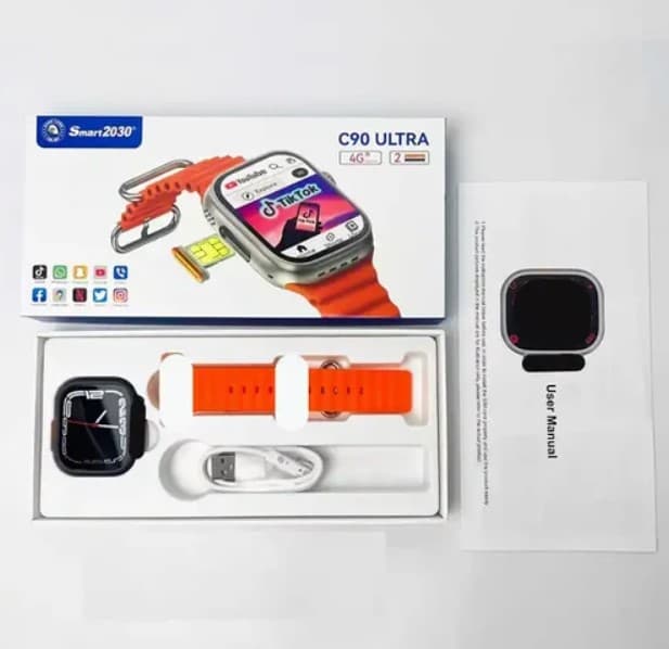 ساعت هوشمند سیم کارت خور مدل C90 ULTRA (فروش عمده و تک)