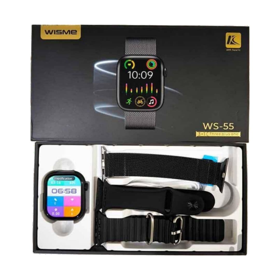 ساعت هوشمند Wisme مدل WS-55 (فروش عمده و تک)