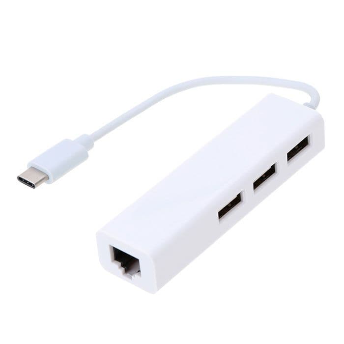 تبدیل USB-C به Ethernet و USB Hub