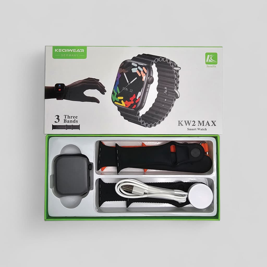 ساعت هوشمند kw2 max (فروش عمده و تک)