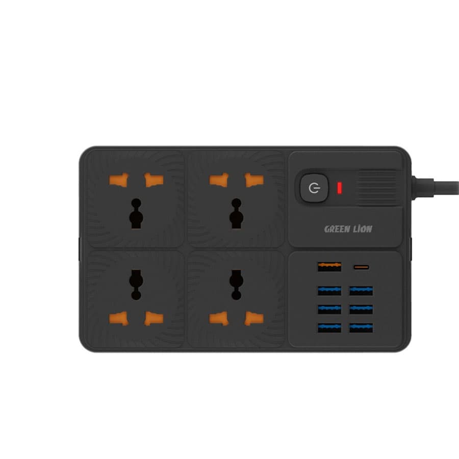 چند راهی هوشمند و شارژر گرین لاین Green Lion Power Socket 7 USB-A Port & 1 PD Port 3250W (فروش عمده و تک) — تصویر ۴