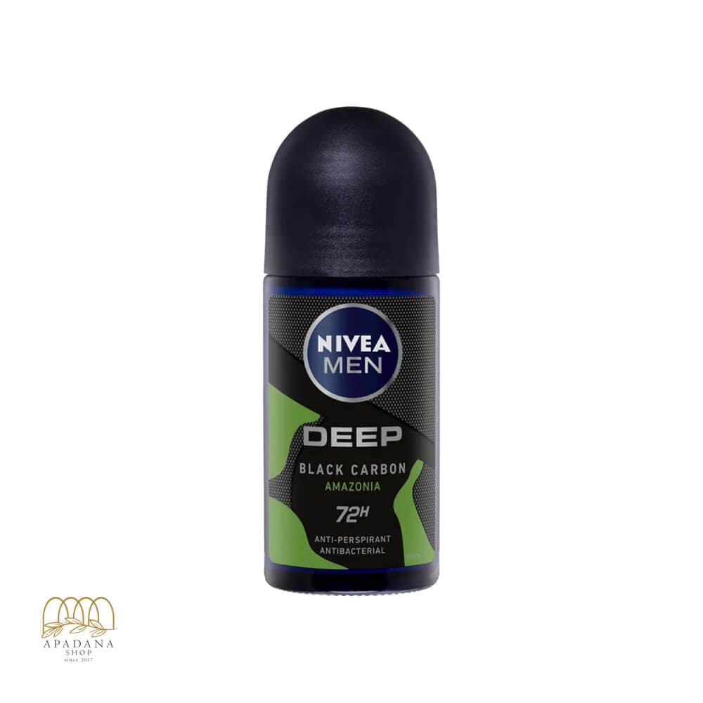 مام رول دئودورانت مردانه نیوآ مدل Deep Black Carbon Amazonia