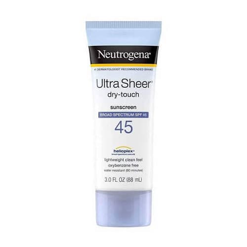 ضد آفتاب نوتروژینا مدل ULTRA SHEER حاوی SPF45 حجم 88 میل — تصویر ۶