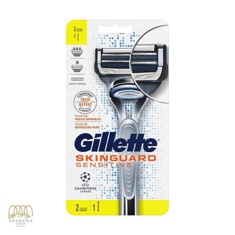 خود تراش ژیلت اسکین گارد به همراه 2 عدد تیغ یدک Gillette SkinGuard — تصویر ۲