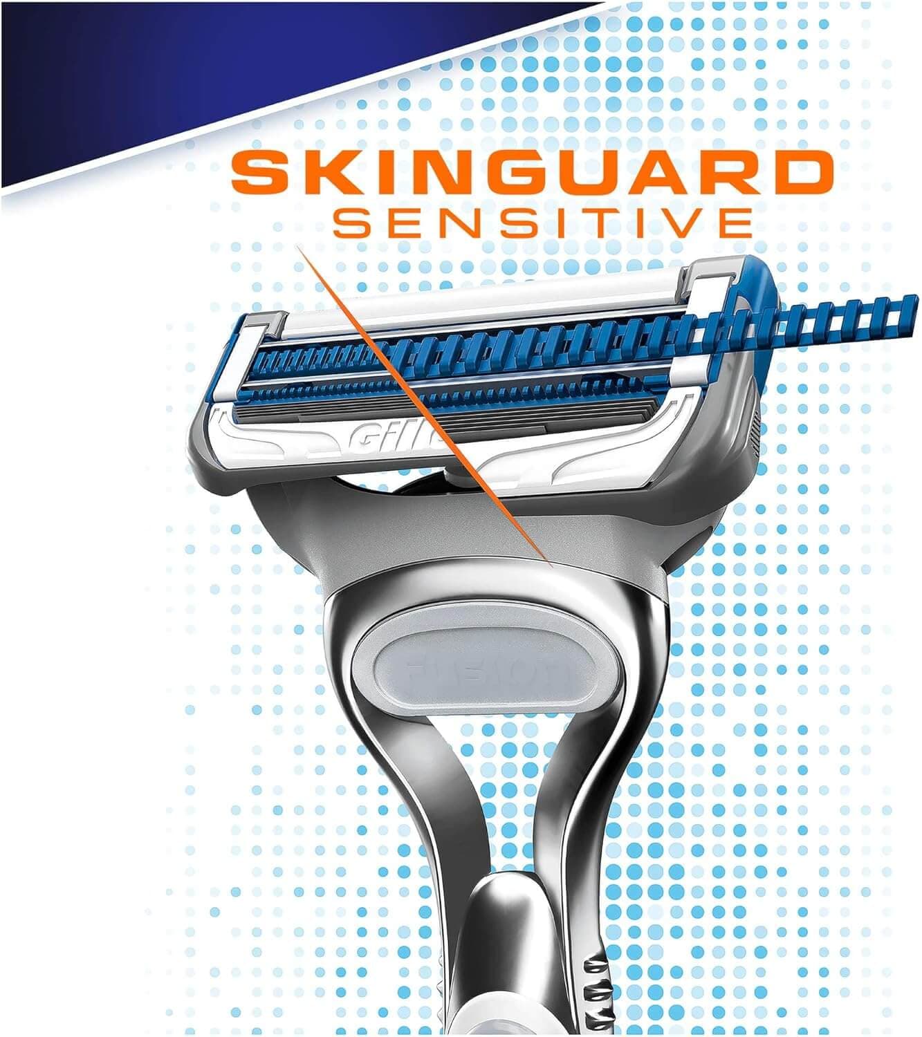 خود تراش ژیلت اسکین گارد به همراه 2 عدد تیغ یدک Gillette SkinGuard — تصویر ۴