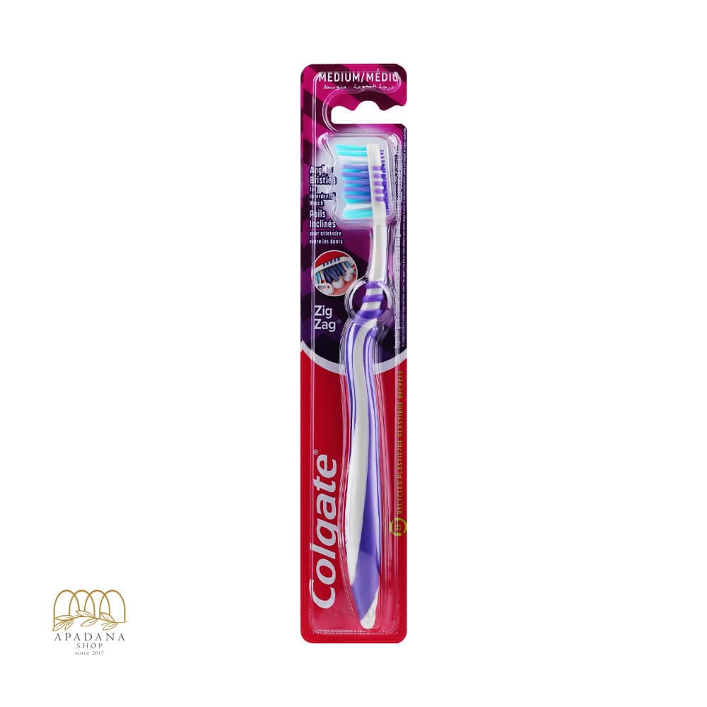 مسواک مدیوم زیگ زاگ کلگیت Colgate Zig Zag