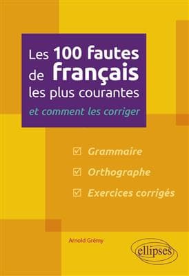 کتاب فرانسه Les 100 fautes de français les plus courantes