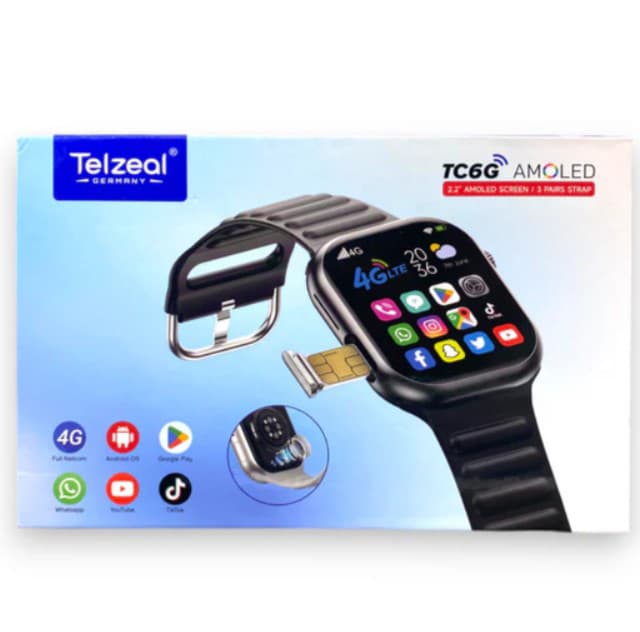 ساعت سیم کارت خور و دوربین دار telzeal مدل TC6G — تصویر ۲