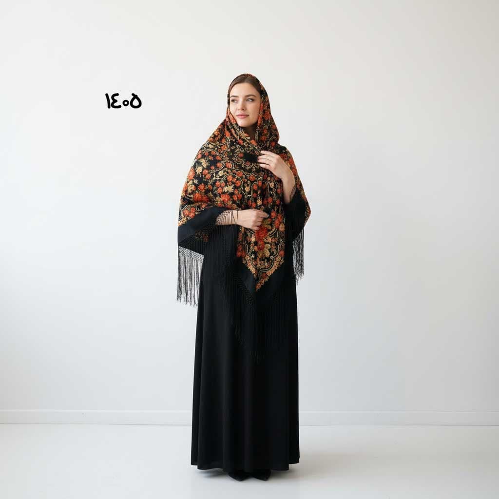 روسری ترکمن اصل کد 1405