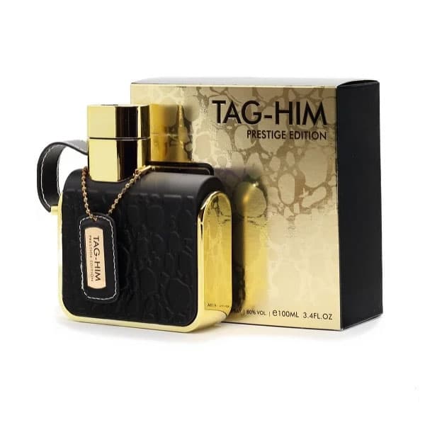 عطر ادکلن اصلی و اورجینال تگ هیم پرستیژ ادیشن طلایی Tag-Him Prestige 100ml — تصویر ۲