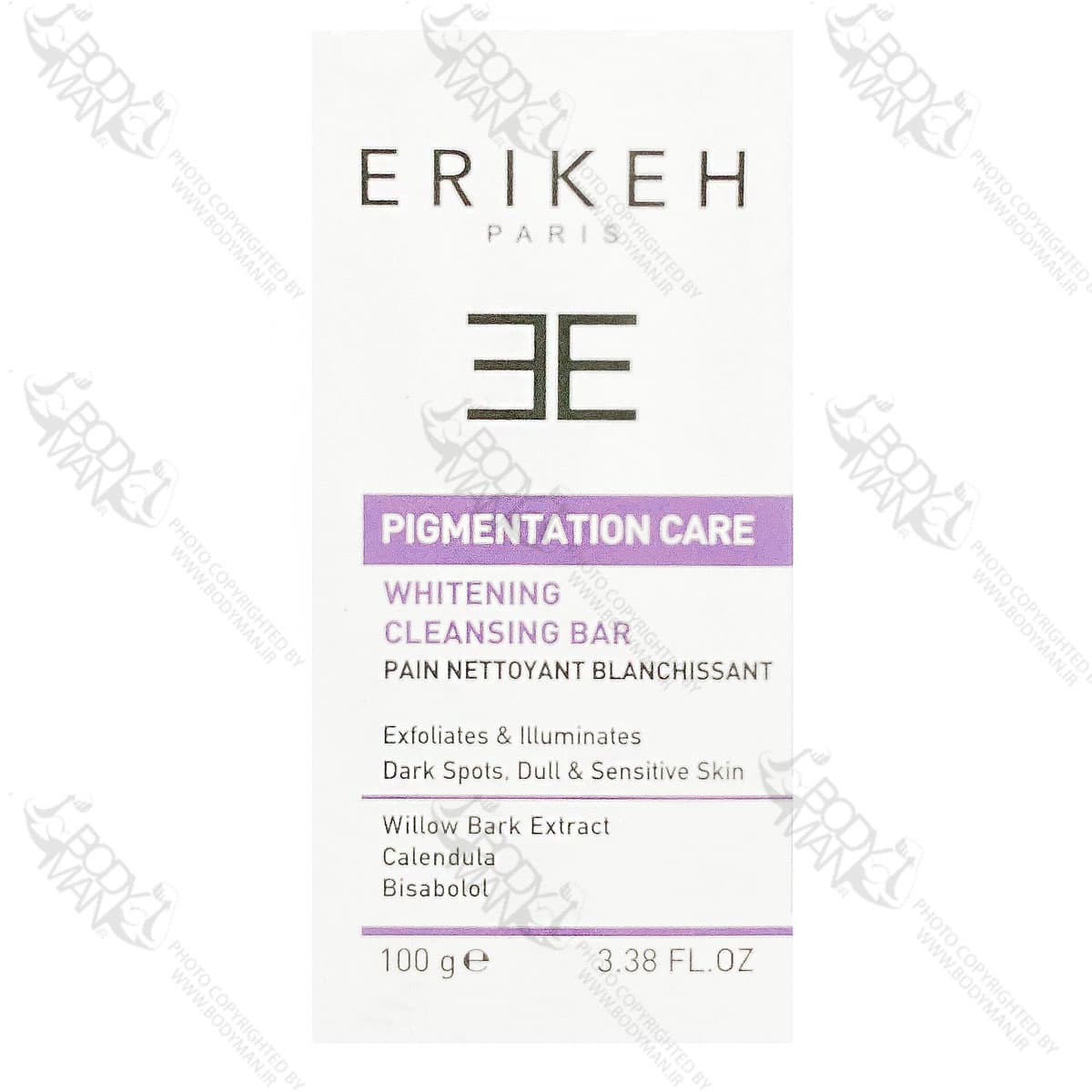 پن لایه بردار و روشن کننده اریکه | ERIKEH PARIS WHITENING CLEANSING BAR