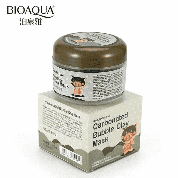 ماسک زغالی حبابی بیوآکوا BUBBLE CLAY MASK