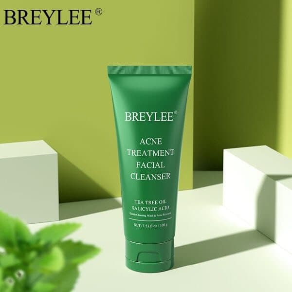 فوم شستشو ضدجوش چای سبز بریلی BREYLEE ACNE TREATMENT FACIAL CLEANSER