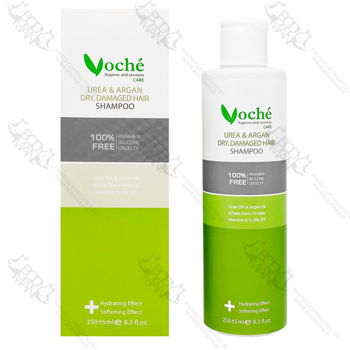 شامپو حاوی اوره و روغن آرگان مناسب موهای خشک و آسیب دیده وچه | Voche UREA AND ARGAN FOR DRY DAMAGED HAIR SHAMPOO