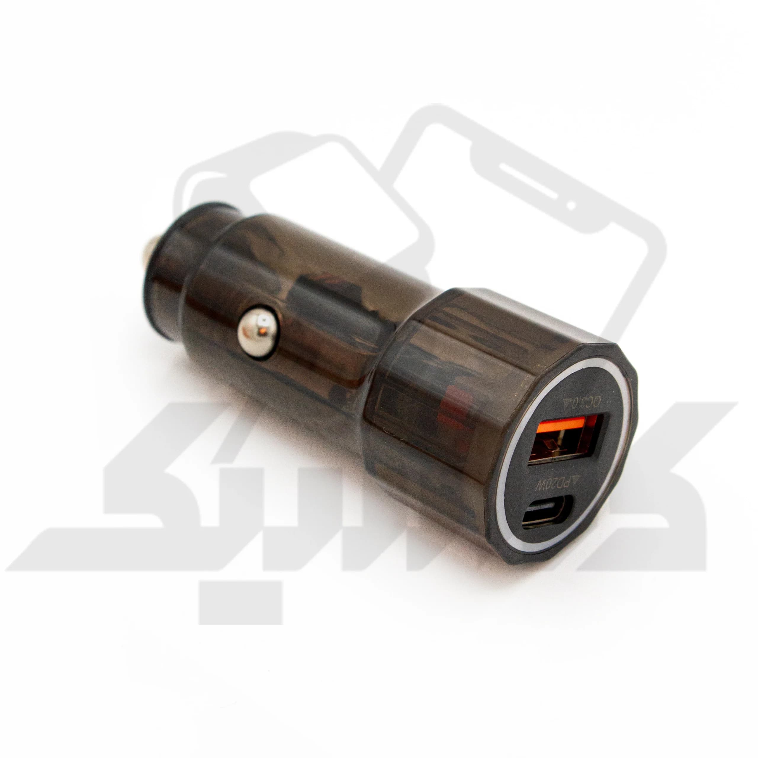 شارژر فندکی 45 وات شیشه ای CC-77 فست — تصویر ۵