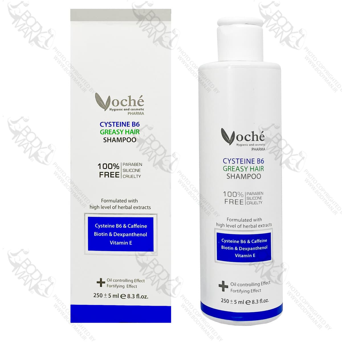 شامپو تقویت کننده سیستین B6 مناسب موهای چرب وچه | Voche FORTIFYING CYSTEINE B6 GREASY HAIR SHAMPOO