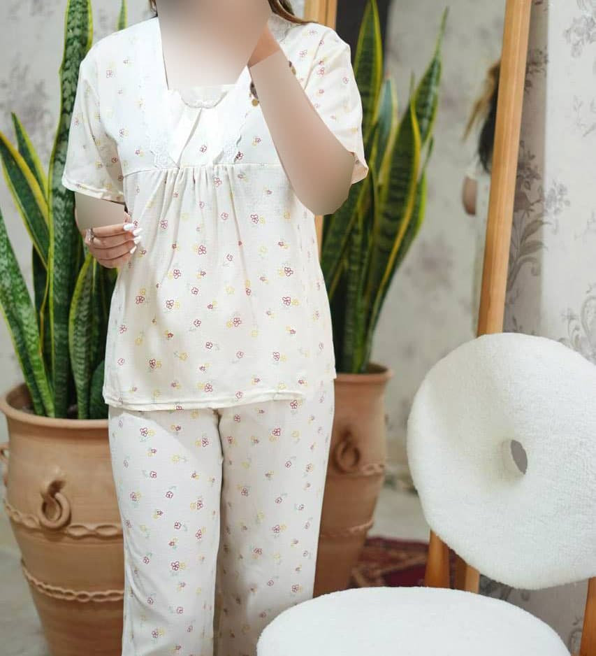 ست بلوز شلوار وارداتی جلوبسته کد 1285