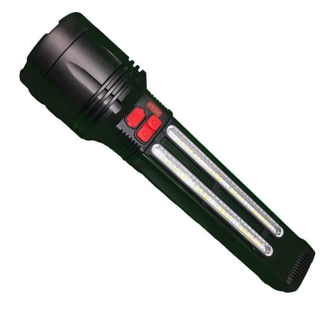 چراغ قوه خورشیدی شارژی پر قدرت w5122b — تصویر ۸