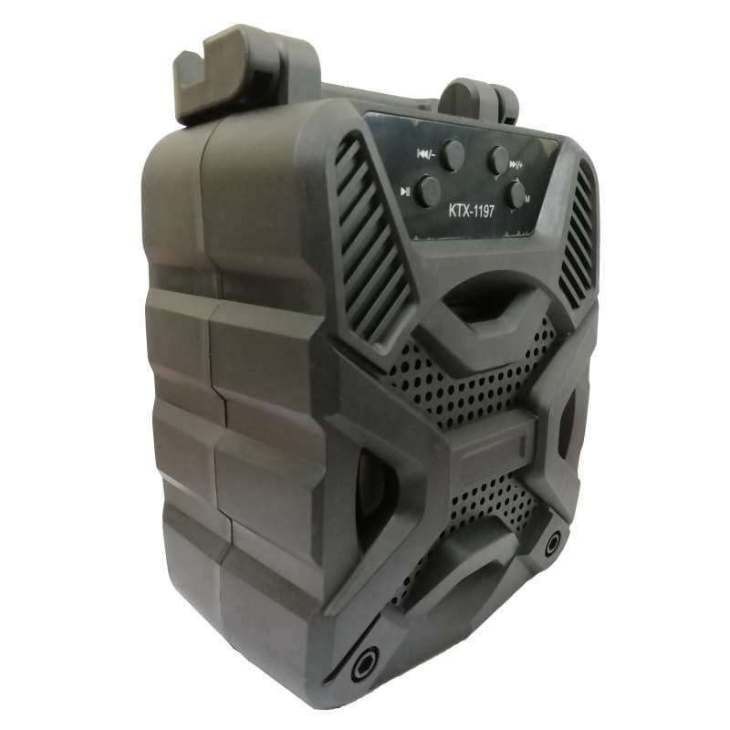 اسپیکر بلوتوثی KTX-1197 دسته دار و دارای استند گوشی و زیبا — تصویر ۴