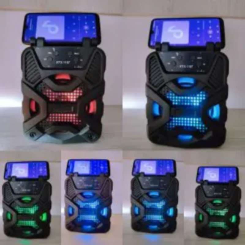 اسپیکر بلوتوثی KTX-1197 دسته دار و دارای استند گوشی و زیبا — تصویر ۲